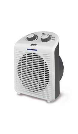 Енергозберігаючий вентилятор-обігрівач Fakir Trend HL 100 2000 Вт, міні-вентилятор-обігрівач з індикатором роботи, захистом від перегріву та запобіжником перекидання, 2 режими нагріву, регульований кімнатний термостат