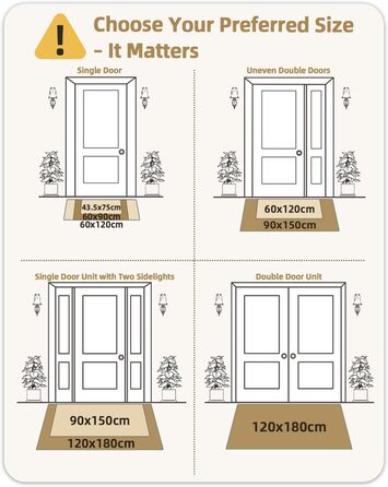 Килимок для вулиці Color G, міцний 60 x 90 см, нековзний, миється, водонепроникний, брудозахисний килимок для вхідних дверей, входу, балкону (сірий) сірий 60 x 90 см (прямокутний)