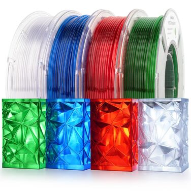 Філамент 1.75мм Чорний 1кг, нитка для 3D-друку з точністю розмірів /- 0.02 мм, акуратно намотана, сумісна з 3D FDM принтерами, висока точність, котушка (2.2 фунти) 17