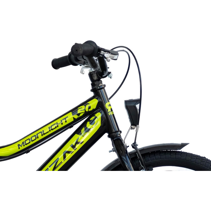 Дюймовий дитячий велосипед, велосипед для хлопчиків, 20 дюймів, гальмо-ножки, розмір рами 33, чорний/зелений, НОВИНКА-041, 20-