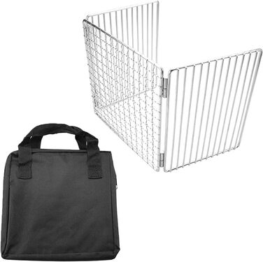 Компактна складна сітка для гриля, складна гриль-піч, кемпінг на свіжому повітрі, нержавіюча сталь, риба, нержавіюча сталь