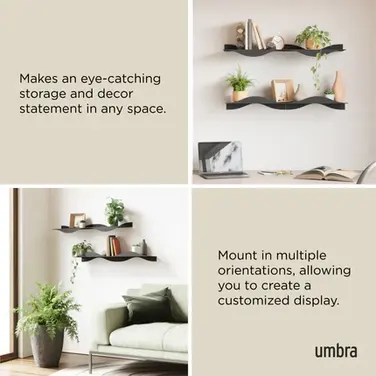Настінна полиця Umbra, комплект з 2 шт.