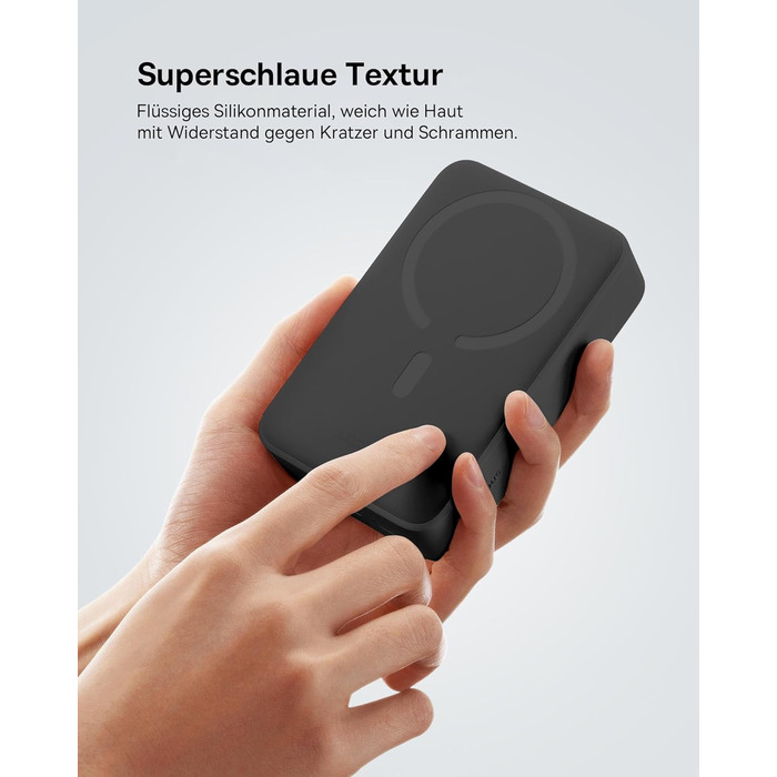 Швидка зарядка магнітного павербанка 20000mAh, бездротовий павербанк PD 20W з USB-C, зовнішній акумулятор для iPhone 15/14/13/12 с