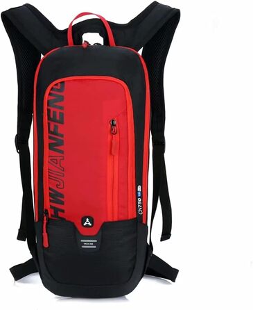 Велосипедний рюкзак, Малий / Ультралегкий, Водонепроникний, Текстиль, Червоний