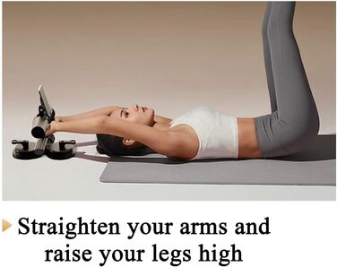 Тренажер для пресу, тренажер для бодібілдингу, тренажер для приміщень з тримачем для телефону, для силових тренувань кора, планки, стегна, підлога, тверда деревина, мармурова плитка, подорожі, офіс