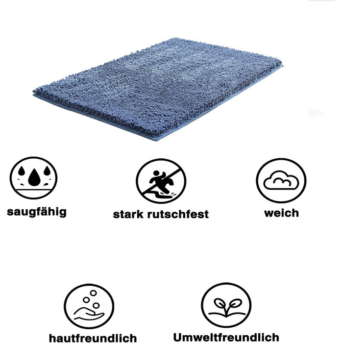 Килимок для собак Cleany, преміальний килимок для собак 60 x 90 см, килимок для вловлювання бруду для собак, водонепроникний килимок для собак, килимок для входу, передніх дверей та коридору, темно-сірий - 60 x 90 см