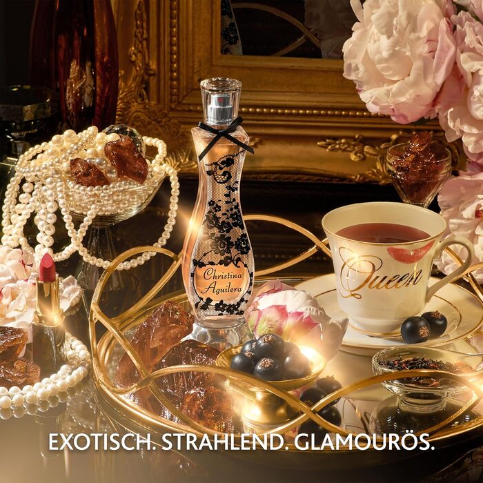 Для жінок, екзотичний, яскравий та гламурний аромат, ваніль, мускус та квітковий бурштин, стійкий спрей Eau de Parfum для щоденного використання, 50 мл