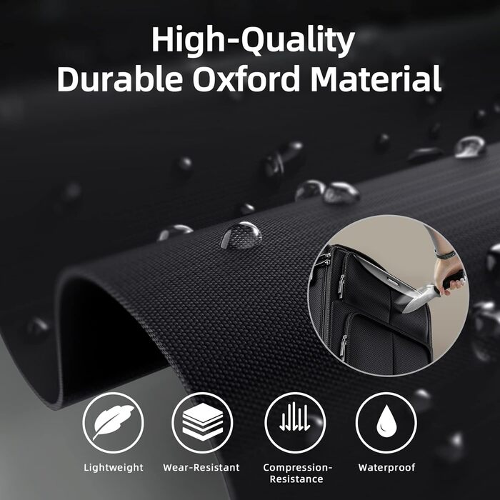 Набір валіз SHOWKOO Softshell 3 шт., розширювані, легкі та міцні, з подвійними колесами, що обертаються на 360, та TSA-замком, розміри 50,8 см, 61 см, 71,1 см, чорний колір