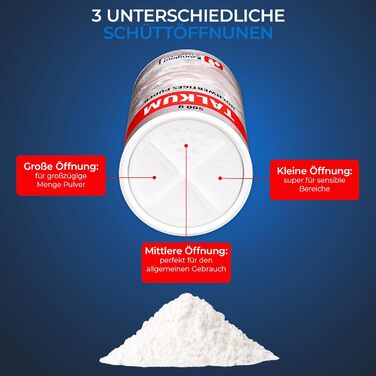 Тальк Пудра 500 г для рукоділля, домашнього господарства та відпочинку I Шейкер для тальку Шейкер для латексу, силікону та гуми I Тальк Пудра Мультиупаковка (1)