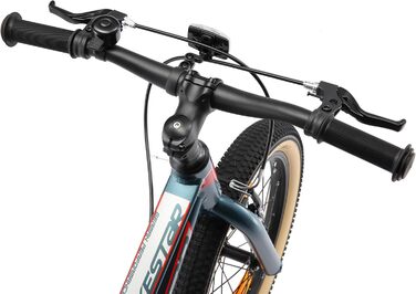 Дитячий алюмінієвий гірський велосипед BIKESTAR з V-подібними гальмами для дівчаток та хлопчиків віком від 5 років 18-дюймовий дитячий гірський велосипед БЕЗРИЗИКОВИЙ ПРОБНИЙ ВИПРОБУВАННЯ Бензин