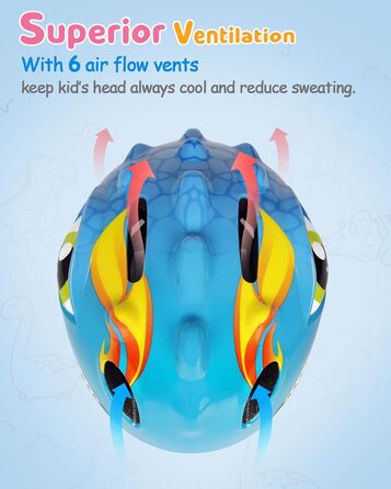 Велосипедний шолом дитячий для їзди на велосипеді Милий мультфільм 3D розроблений дитячий шолом для велосипеда скейтборду роликови