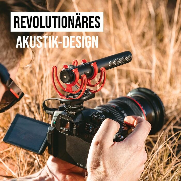 �DE VideoMic NTG Premium USB/камерний мікрофон з декількома варіантами перемикання та функціями для запису відео, створення контен
