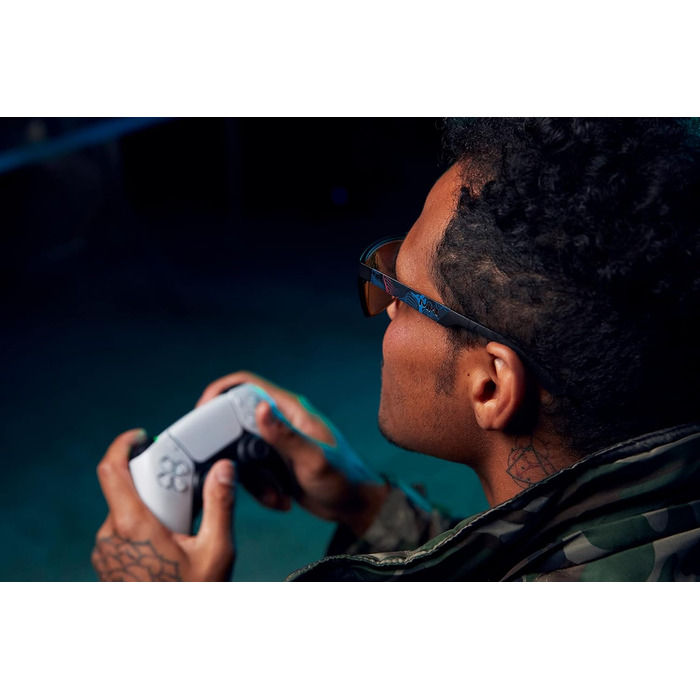 Ігрові комп'ютерні окуляри Gunnar Модель Call of Duty Covert Edition - Колір лінз Amber (блокують 65 синього світла та 100 УФ-випромінювання) Окуляри з захистом від синього світла Запатентована лінза 57-15-135 Smoke