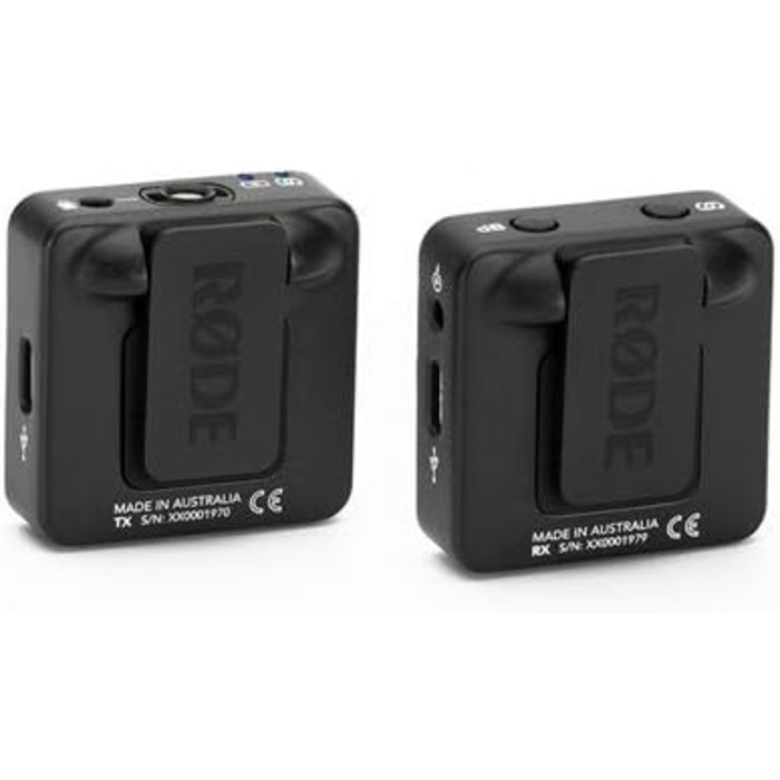 �DE Wireless GO Ультракомпактна бездротова мікрофонна система з інтегрованим мікрофоном (чорний) Чорний одинарний передавач Wirele