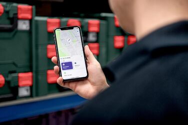 Трекер Metabo Tool Finder пошук ключів та предметів для iOS, точне відстеження, водонепроникний, довговічний акумулятор, сумісний із застосунком Find My