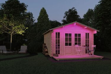 Світлодіодна стрічка SimpLED Outdoor 3m IP65 24 світлодіоди/м RGB в т.ч. 8,5 Вт з регулюванням яскравості Стрічка Прозорий пластик, 78891