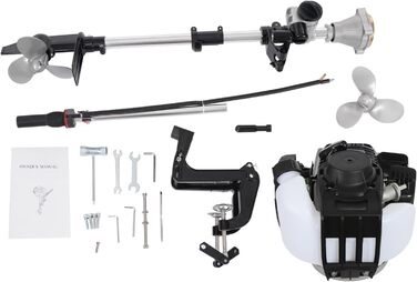 Підвісний бензиновий двигун, 4-тактний 5,5 к.с. Потужний підвісний човновий мотор Електричний підвісний мотор, підвісний мотор Мотор для електрочовна Підвісний мотор