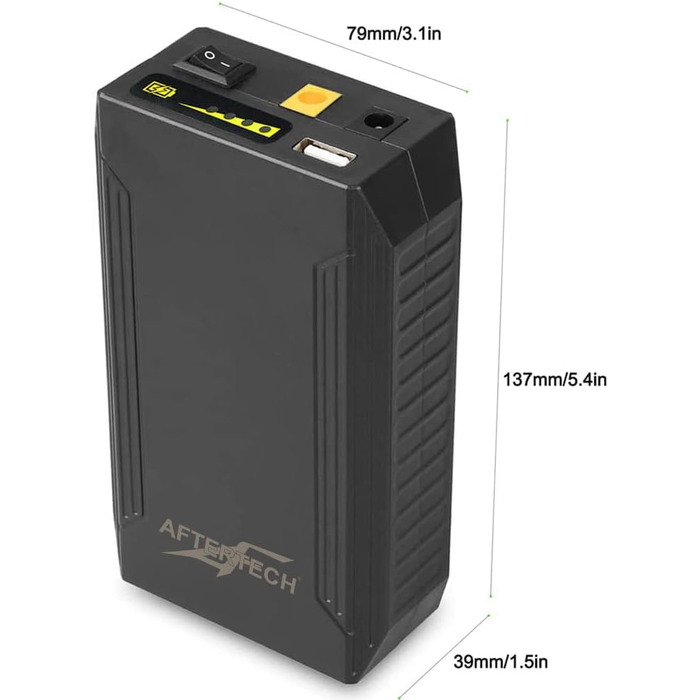 Вихід 9V та USB E2D1, 12V 8300 mAh 100Wh