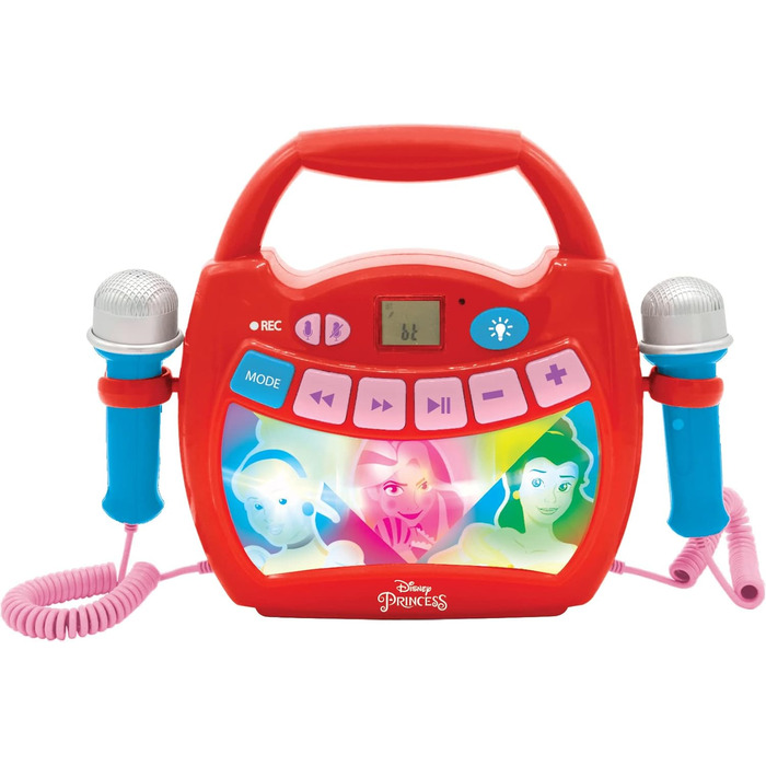 Музичний плеєр Lexibook Disney Princess MP300DPZ, караоке, з 2 мікрофонами
