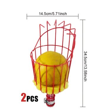 Інструмент для збирання фруктів Кошик для збирання фруктів Комбайн садовий захоплення кіготь для груші персик 2 шт.