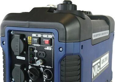 Інверторний електрогенератор GNR.2050 тихий лише 59 дБ(А) об'єм бака 4 л l 4-тактний двигун l бензиновий l з ручкою для перенесенн