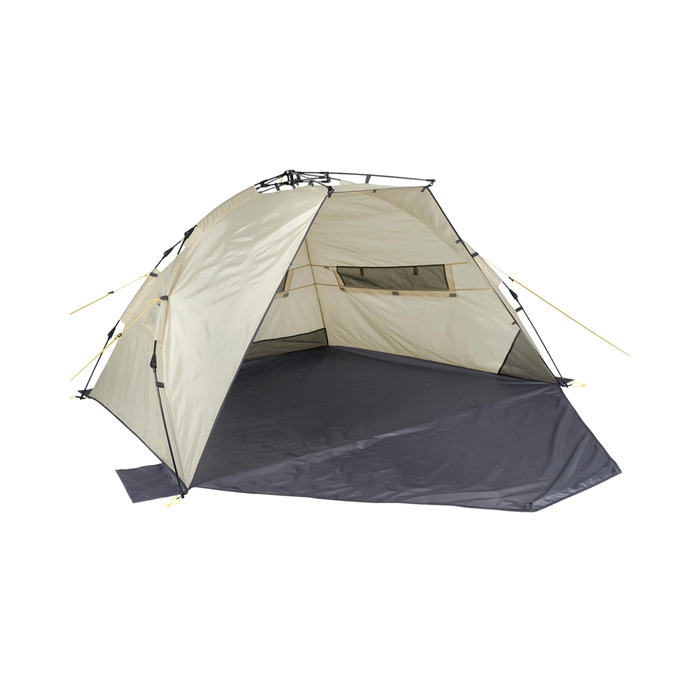 Пляжний намет Uquip Speedy XL Boulder 170 x 115 x 230 см Пляжний намет UPF 50 для захисту від сонця, вітру та дощу Портативний пляжний намет із системою швидкого складання Ідеально підходить для пляжу, кемпінгу та пікніків Sand XL