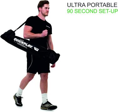 Портативні гандбольні ворота QUICKPLAY - Ультрапортативні гандбольні ворота для використання в приміщенні та на вулиці. Мають обважнену основу Схвалено Європейською федерацією гандболу. 2,4 x 1,7 м