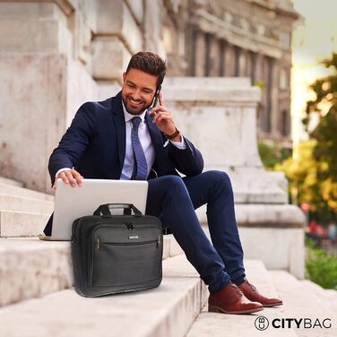 Сумки для ноутбука через плече, сумка для ноутбука, компактна сумка для ноутбука, сумка-торбинка / сумка через плече з кишенями дл