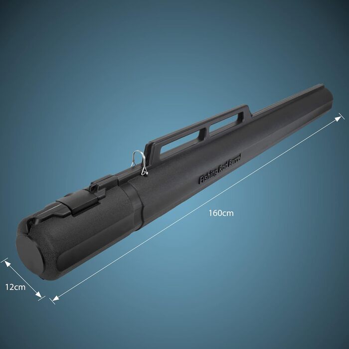 Телескопічна транспортувальна труба для вудок 160-220 см Твердий кейс для вудок, футляр для вудок, транспортувальна труба для вудок