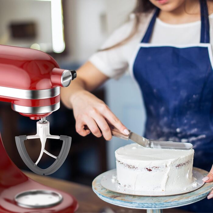 Аксесуари для плоскої мішалки Coolcook для блендерів Kitchenaid, 4,5-5 кварт для кухонного міксера Aid, аксесуари для мішалок Flexi для кухні