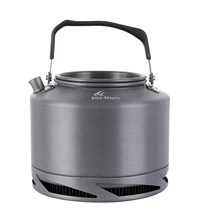 Кемпінговий чайник Fire-Maple з анодованого алюмінію, XT у двох розмірах, 1,5 літра, чорний