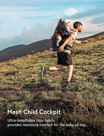 Дитяча коляска besrey Kraxe з сумкою для зберігання, портативна дитяча коляска для подорожей, дитяча коляска для походів на 6-36 м