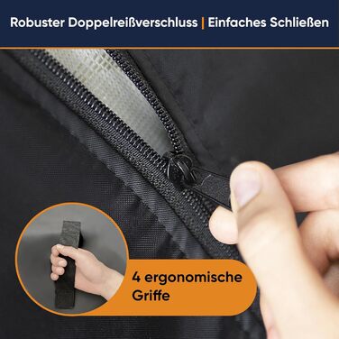 Чохол для матраца 140x200 см захист для зберігання та переміщення товщина 30 см водонепроникна та стійка до розривів сумка для зберігання на блискавці 140 x 200 см