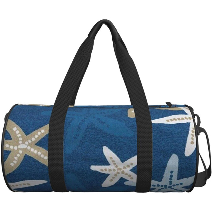 Універсальна спортивна сумка-мішок для подорожей, синій фон, підходить для чоловіків та жінок