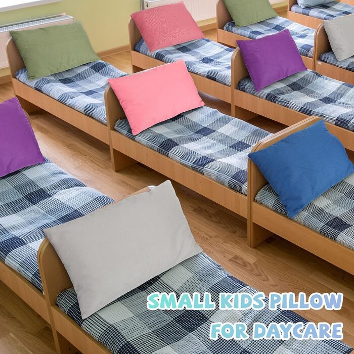 Міні-подушка Kigley для дитячої кімнати, 23 х 35 см, маленька дитяча подушка для подорожей, м'яка, дихаюча, бавовняна, дитяча поду