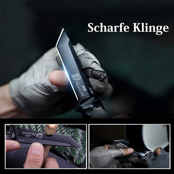 Одноручний ніж AUBEY, складаний ніж Tanto, ніж EDC, кишеньковий ніж для виживання на відкритому повітрі з кліпсою Кишеньковий ніж