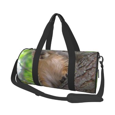 Спортивна дорожня сумка Білочка в дереві, унісекс, велика сумка для подорожей та спорту