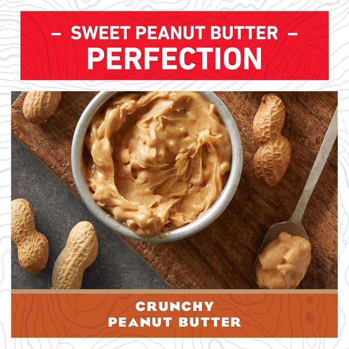 Енергетичні батончики Clif Bar Crunchy Peanut Butter, 12 батончиків / коробка Crunchy Peanut Butter 12 шт. (1 упаковка)