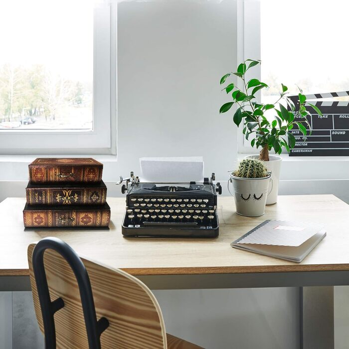 Міні-комод Rebecca Mobili, органайзер для столу, форма книги, 3 шухляди, МДФ ПВХ полотно, ретро стиль, для ювелірних виробів та косметики - Розміри 22 x 24 x 16 см (В x Д x Ш) - Арт. RE6443 22x24x16 см