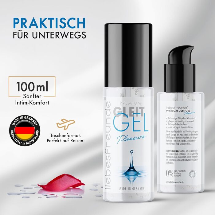 Лубрикант на водній основі Liebesfreunde Pleasure, 100 мл