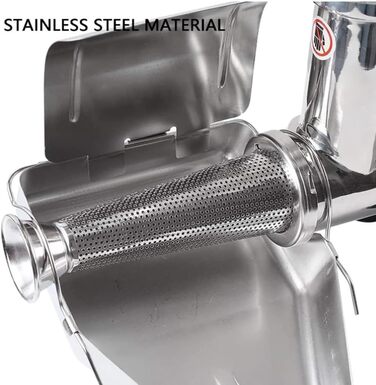 Електричний прес для фруктів, машина для просіювання, 90-160 кг/год, комерційне ситечко для харчових продуктів, соусник, нержавіюча сталь, інструмент для подрібнення помідорів