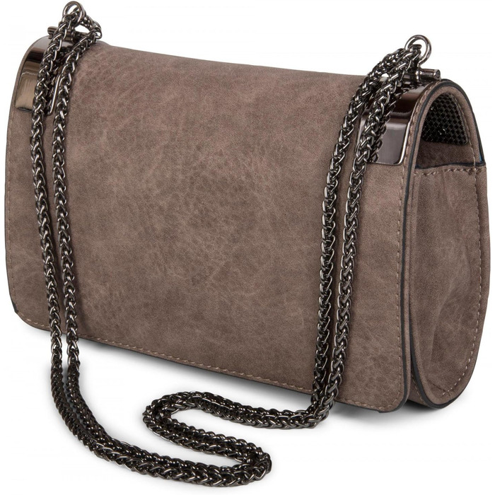 Клатч, вечірня сумочка з металевими застібками та ланцюжком, вінтажний дизайн, жіночий 02012046 Оливковий