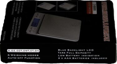 Кухонні ваги Gvolatee 3кг/0,1г електронні, цифрові ваги з нержавіючої сталі з РК-дисплеєм та функцією тари, точне автоматичне вирі