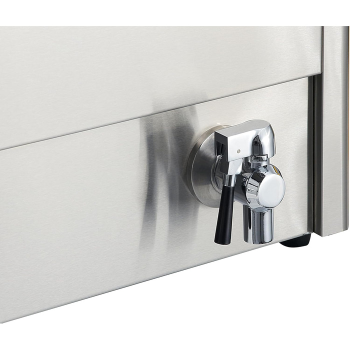 Електрична подвійна фритюрниця GastroHero ECO 1010 літрів зі зливним краном