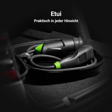 Електромобілі Мобільний зарядний пристрій Wallbox 11kW 7m EV Тип 2 до CEE 16A з додатком e-Car Домашня зарядка без Wallbox 2in1 Су