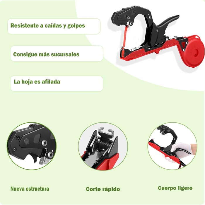 Машина для обв&39язування винограду з червоно-синьою стрічкою, машина для обв&39язування помідорів, для обв&39язування помідорів, винограду, квітів, овочів (B) 1