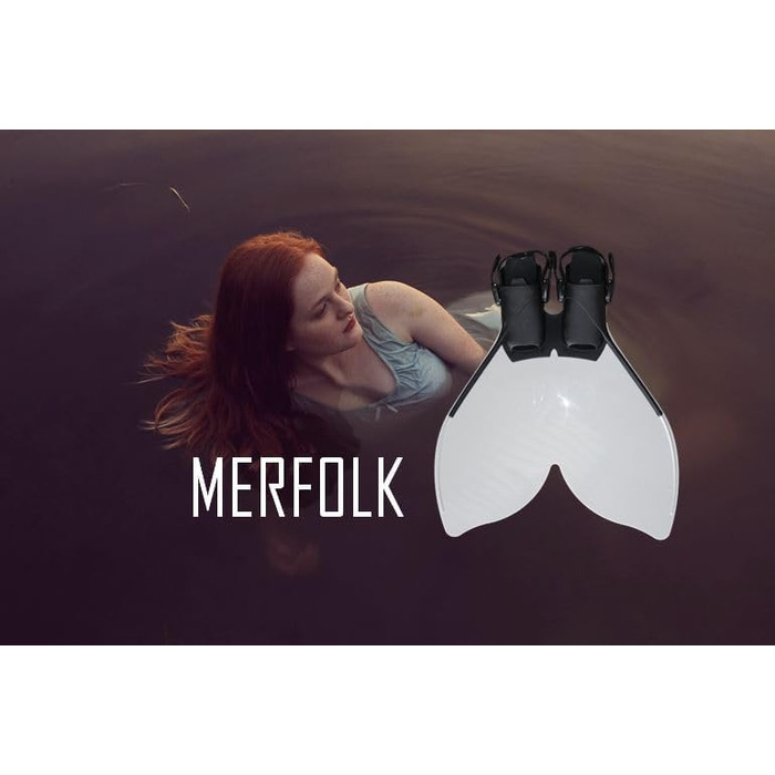 Плавки Регульовані моноласти білого кольору Русалка Розмір 39 43