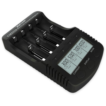 Швидкий зарядний пристрій XCell BC-X4000 з РК-дисплеєм (Д x Ш x В 157 x 92 x 33 мм, блок живлення 100-240 В, 300/500/700/1000 мА, незаповнений, сумісний з NI-MH/NI-Cd/Li-Ion акумуляторами) 141863