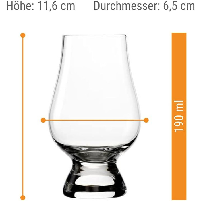 Скляний дегустаційний набір I 3 склянки для віскі 190 мл та 1 дерев'яна таця I Безсвинцеве кришталеве скло I Високоякісні склянки