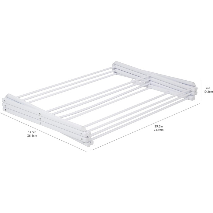 Складаний кінь для одягу, білий білий одномісний